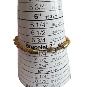 Vintage gold chain wrapped Bracelet
